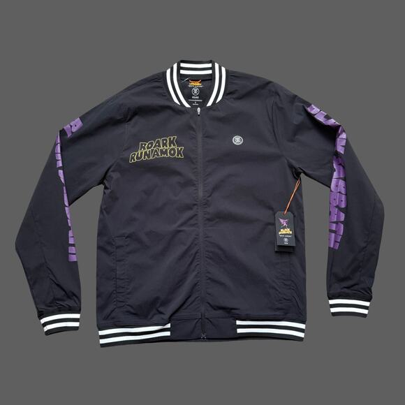 Roark Black Sabbath Roadie Bomber Jacket Size Small Black NWT Ozzy Osbourne - Picture 1 of 8